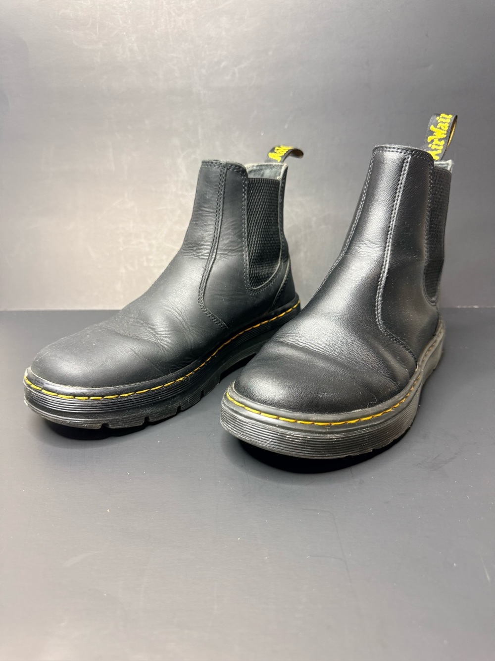 Dr. Martens Black Leather Chelsea Boots Women’s Size 7 / EU 38